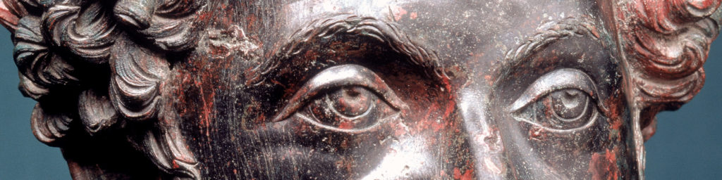 Marcus Aurelius bronze portrait found in Pecs, Hungary